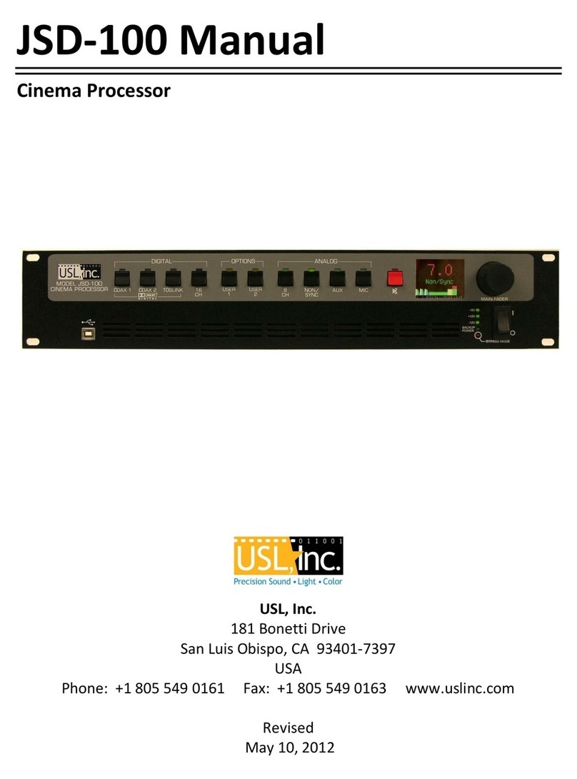 Usl JSD-100 Manuals
