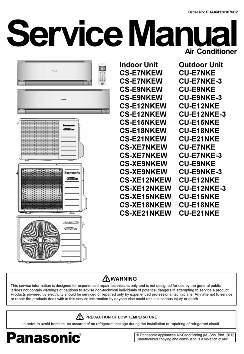 Panasonic CS-E7NKEW User manual