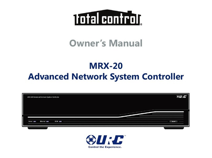 URC MRX-20 owner's manual