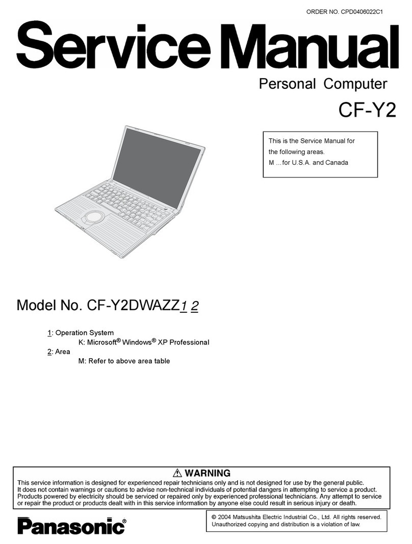 Panasonic CF-Y2 Series User manual