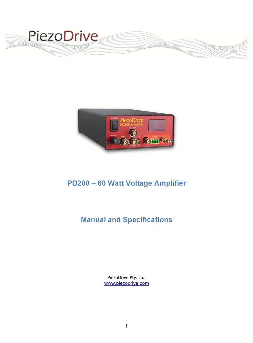 PiezoDrive PD200 manual