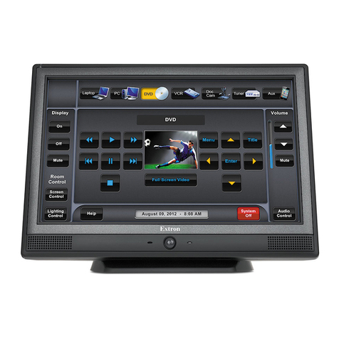 Extron electronics TLP 1000MV User manual