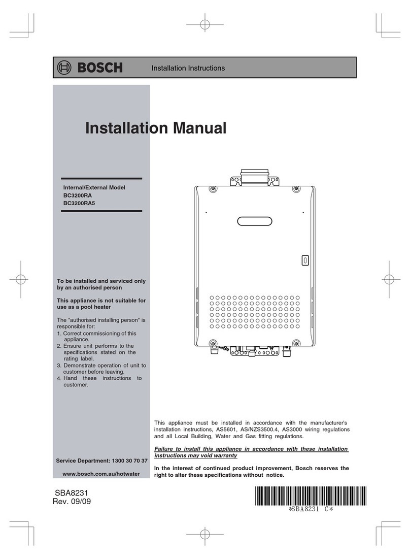 Bosch BC3200RABC3200RA5 User manual