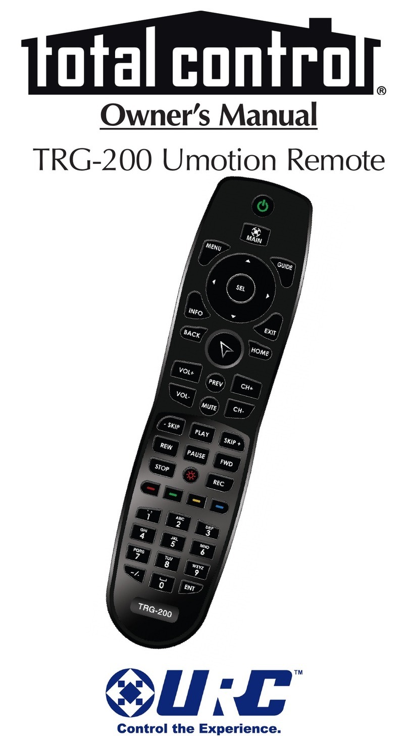 Total Control TRG-200 User manual