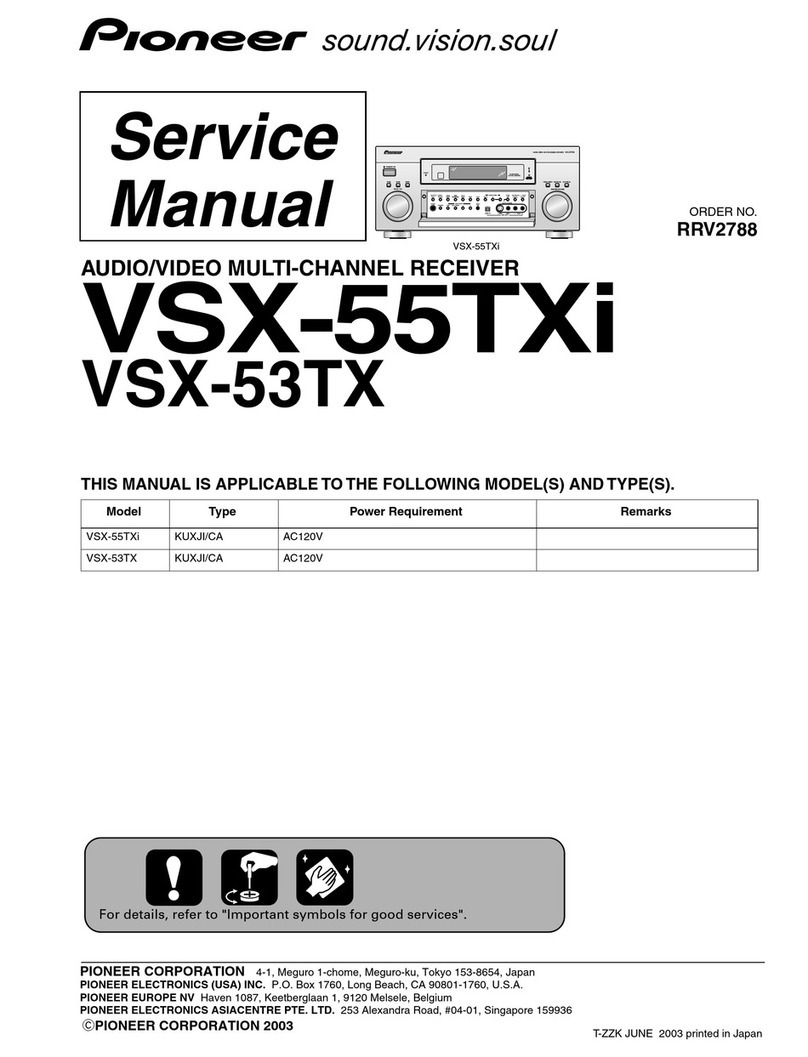 Pioneer Elite VSX-55TXi User manual