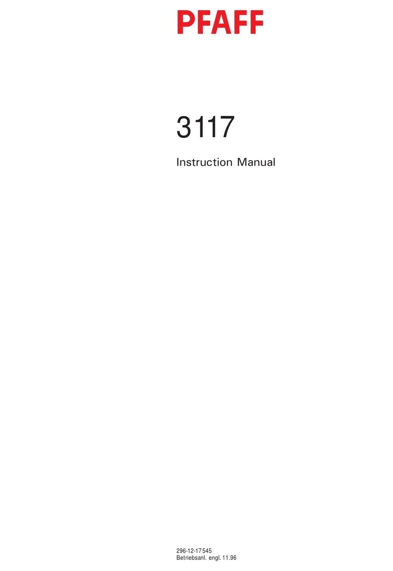 Pfaff 3117 User manual