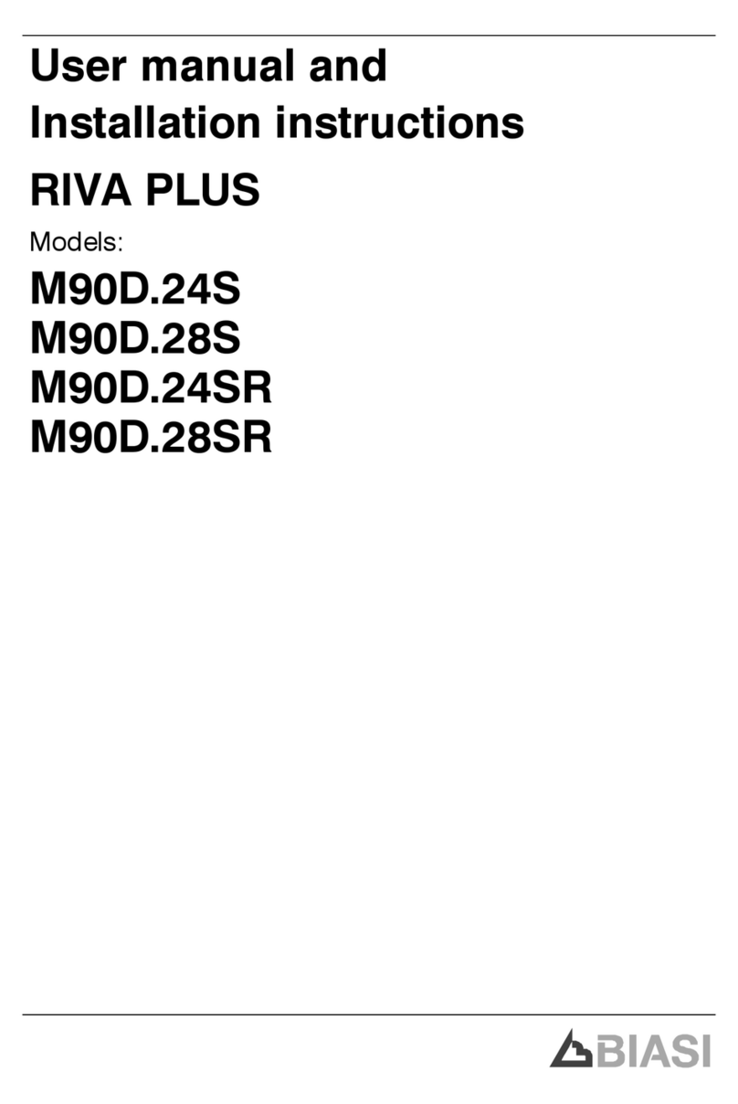 Biasi RIVA PLUS M90D.24S User manual and installation instructions