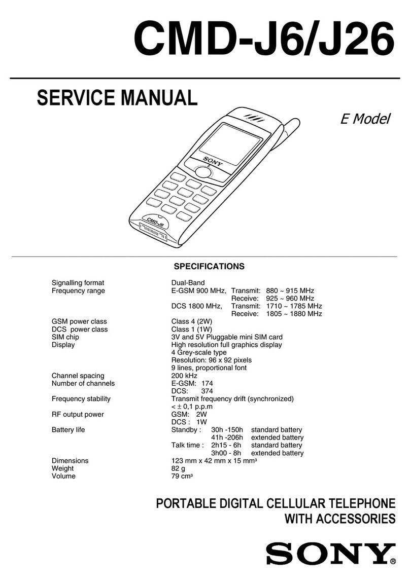 Sony CMD-J6 User manual