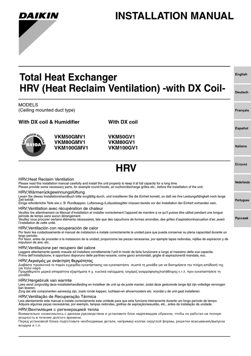 Daikin VKM50GMV1 User manual