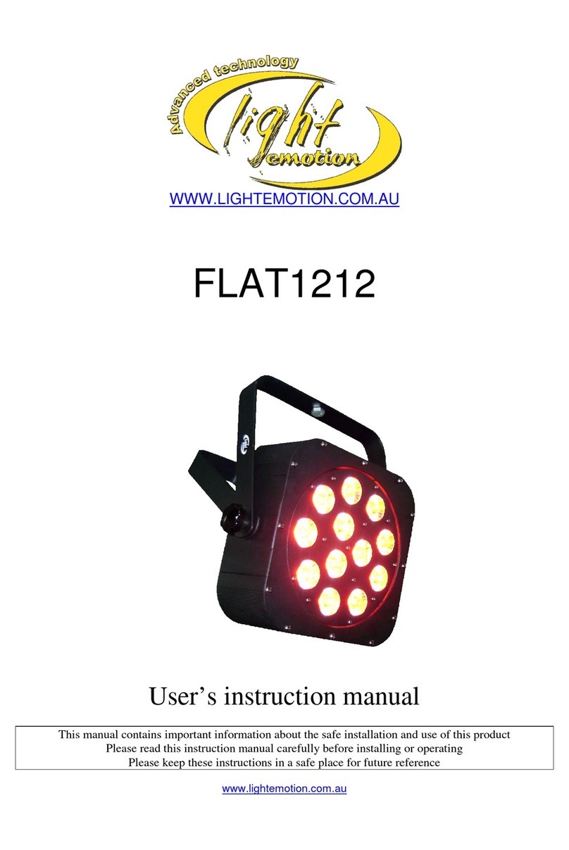 Light Emotion FLAT1212 User manual
