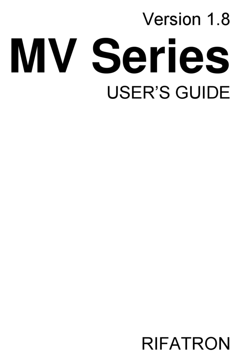 Rifatron MV-1648 User manual