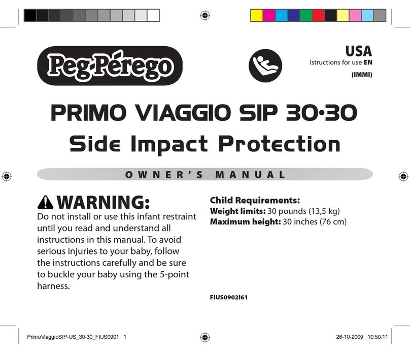 Peg-Perego PRIMO VIAGGIO SIP ES 30.30 User manual