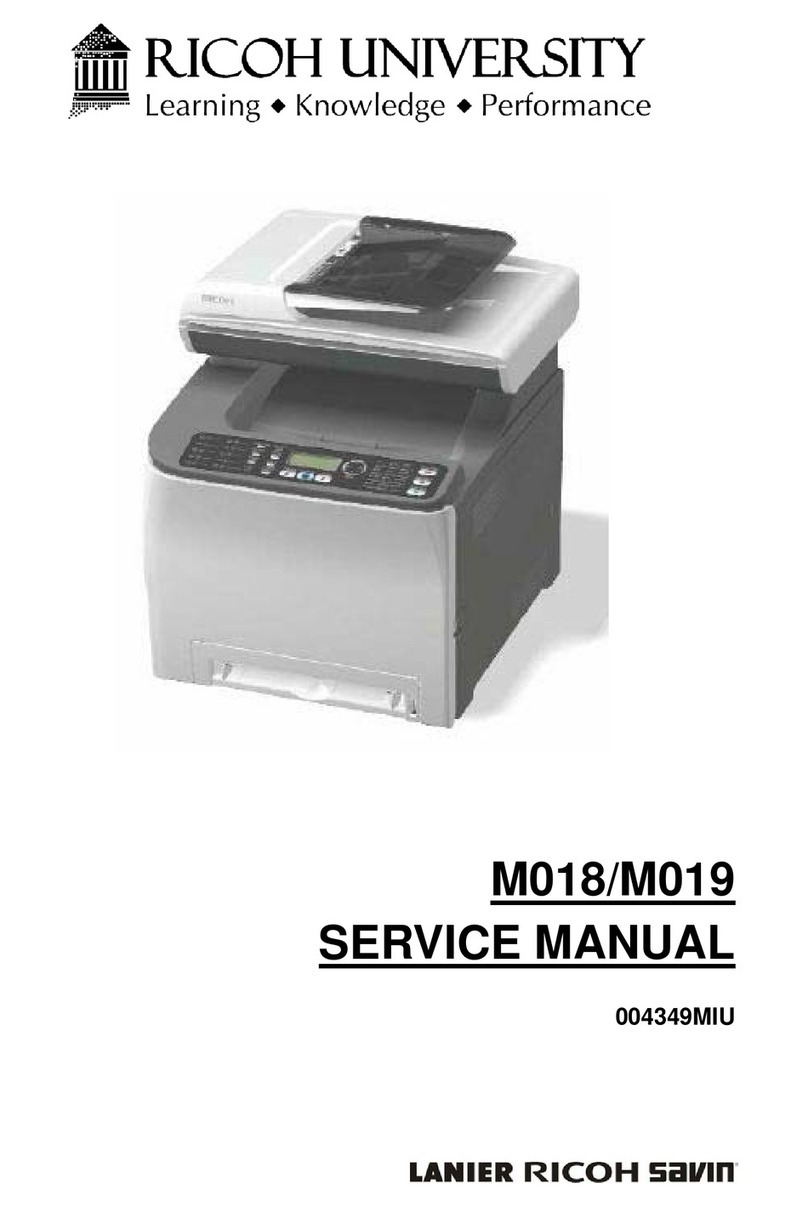 Ricoh M018 User manual