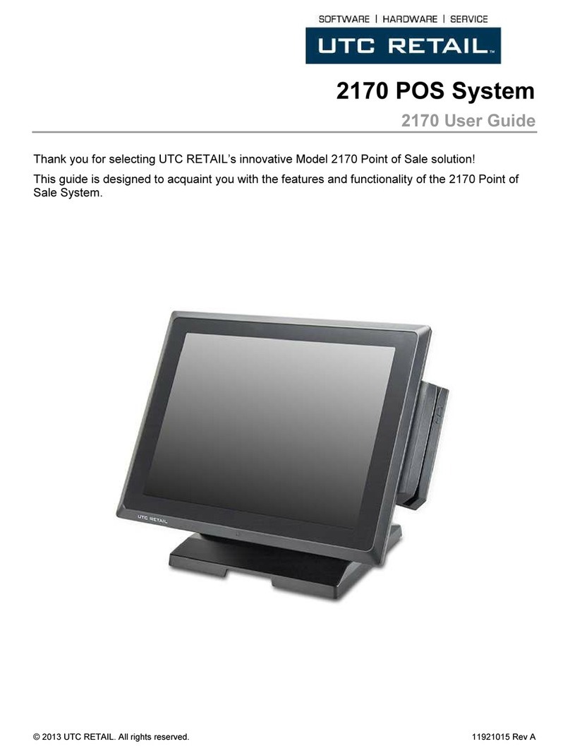 UTC RETAIL 2170 user guide UTC RETAIL 2170 user guide