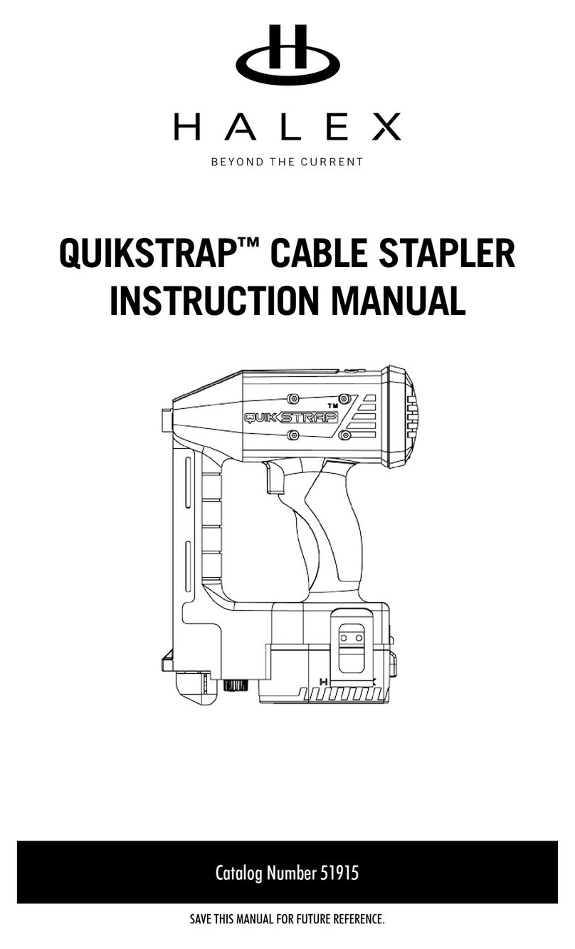 Halex QUIKSTRAP instruction manual
