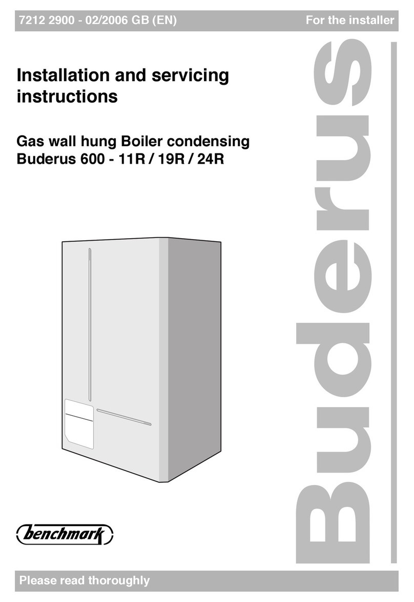 Buderus 600 - 11R Installation and servicing instructions Buderus 600 - 11R Installation and servicing instructions