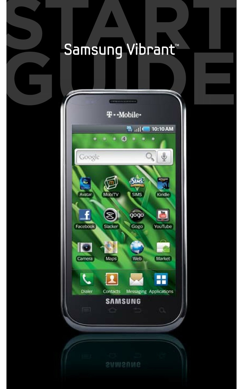 Samsung Vibrant User manual Samsung Vibrant User manual