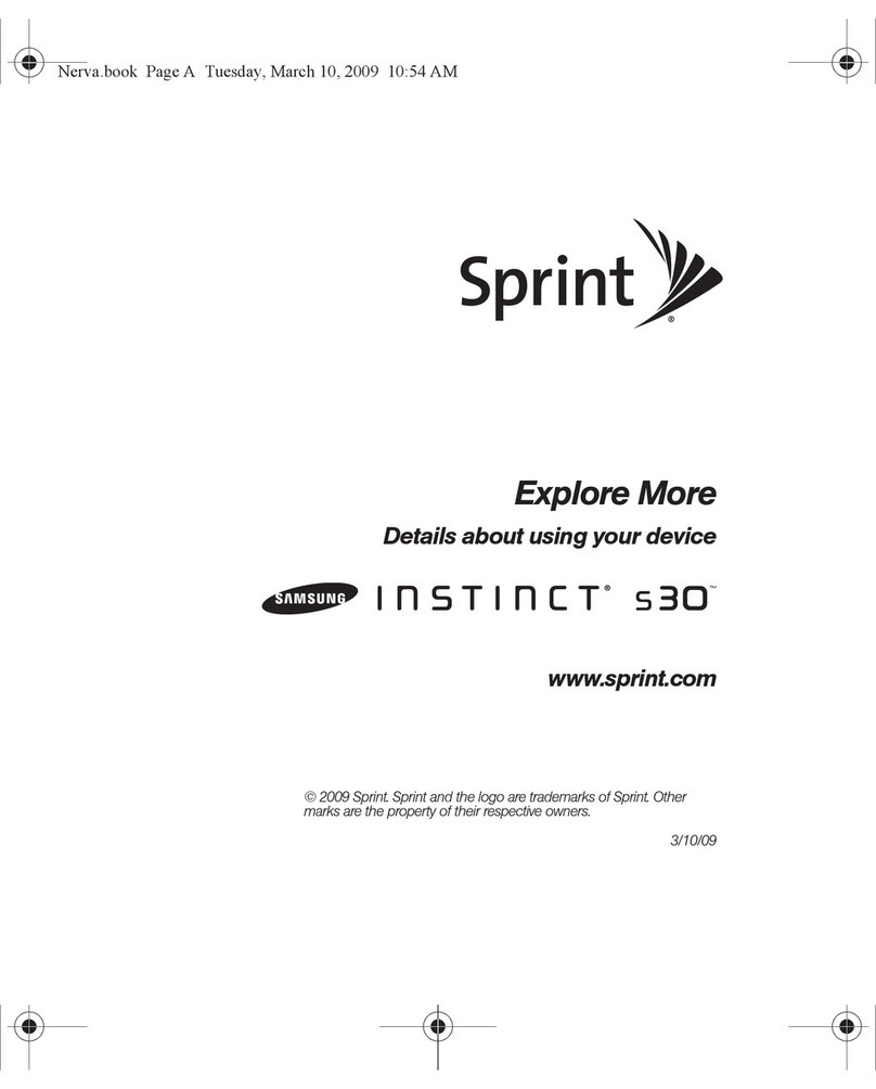 Samsung INSTINCT S30 user manual