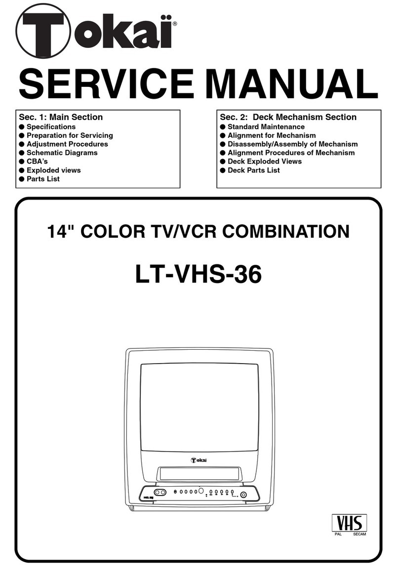 Tokai LT-VHS-36 Service manual