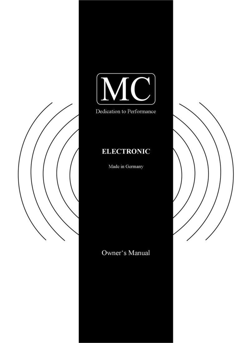 MC 501 owner's manual