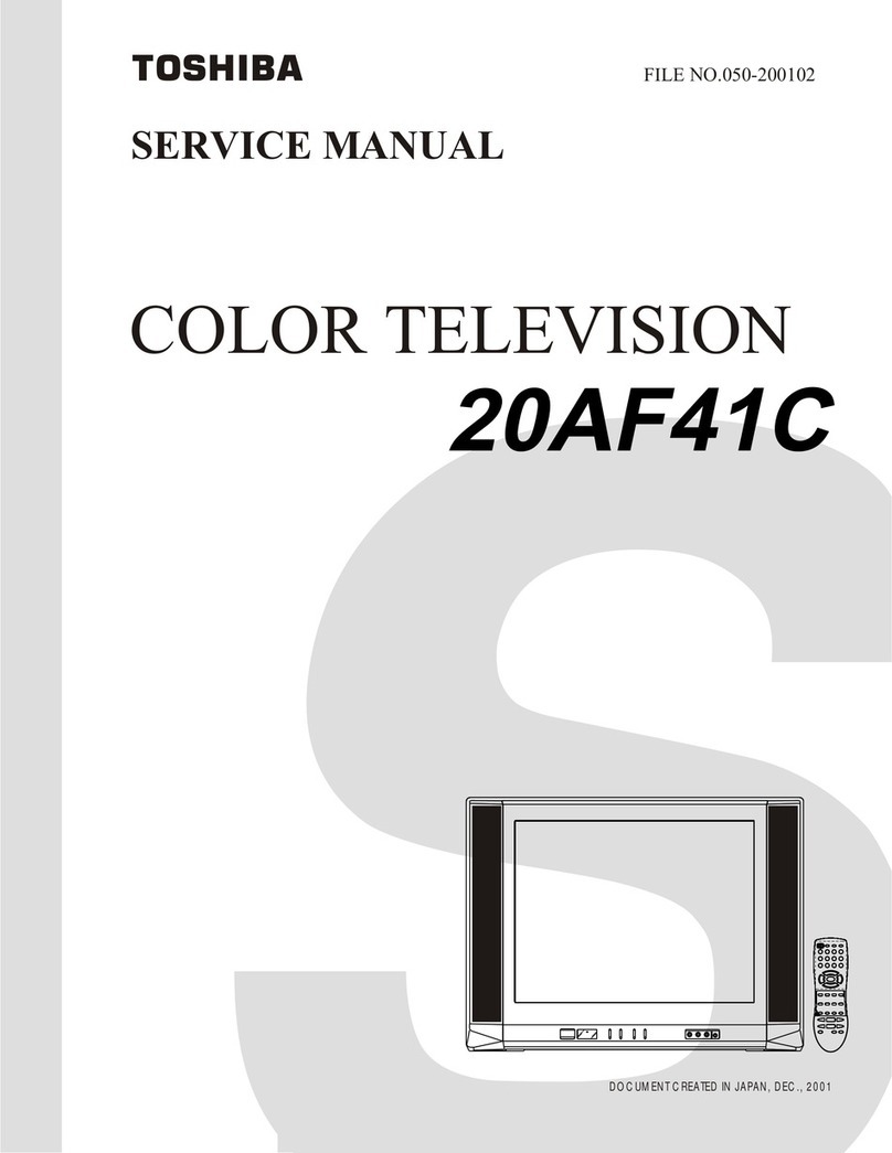 Toshiba 20AF41C Service manual