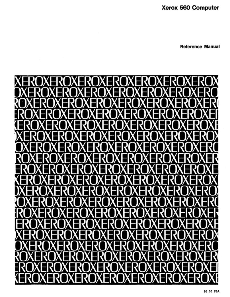 Xerox CX PRINT SERVER 560 User manual
