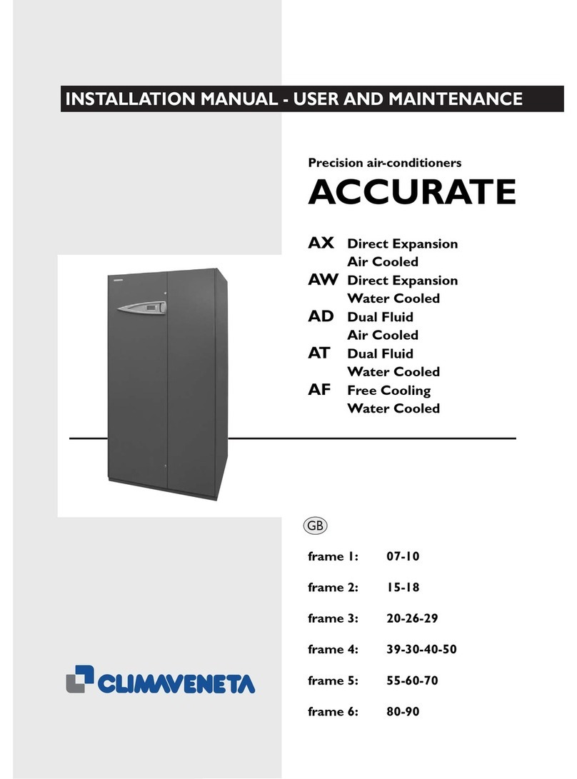 CLIMAVENETA Accurate AX Operating instructions