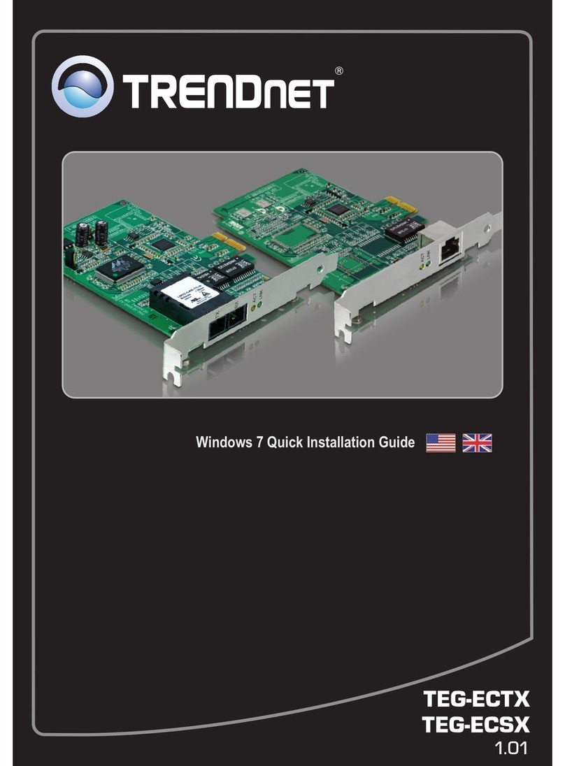 TRENDnet TEG-ECTX User manual