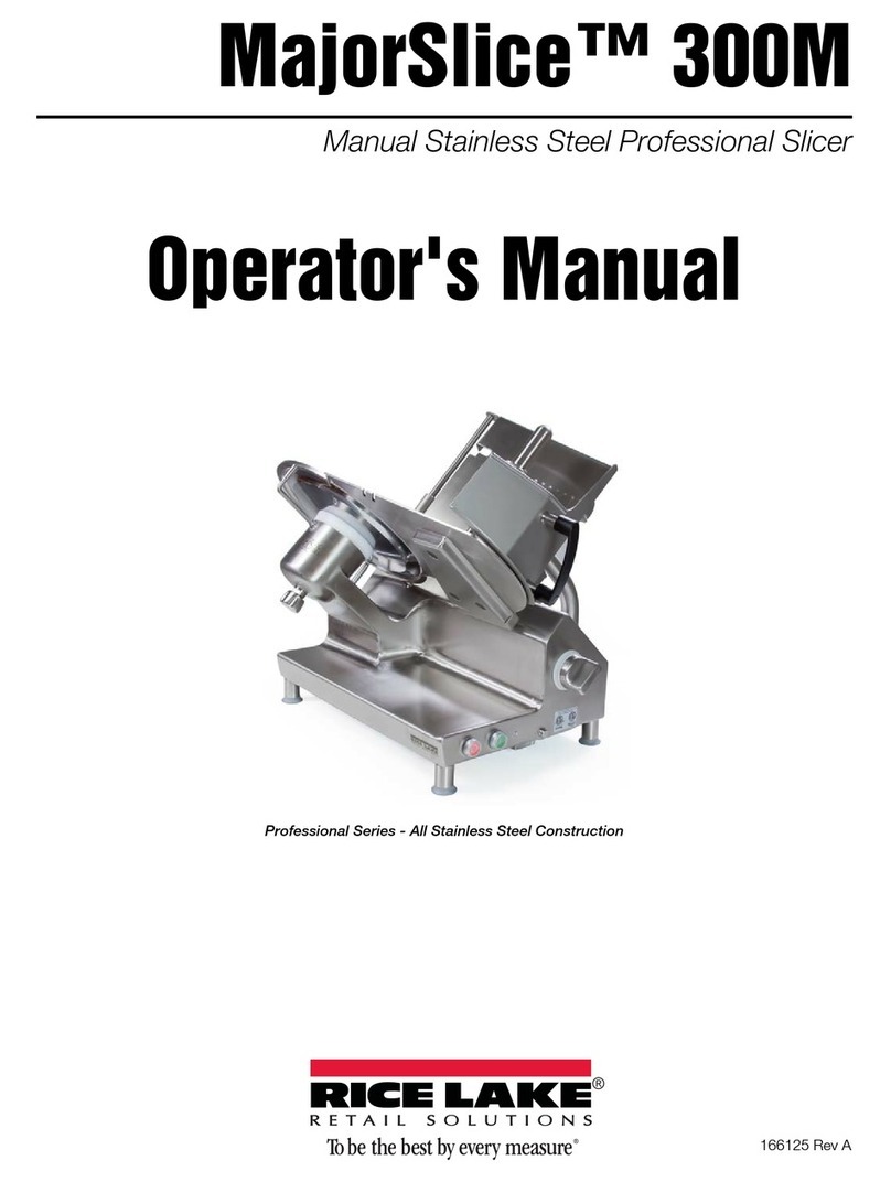 Rice Lake MajorSlice 300M Operator's manual