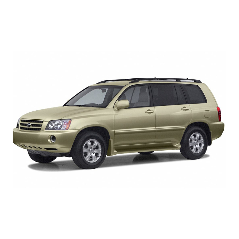 Toyota 2003 HIGHLANDER User manual