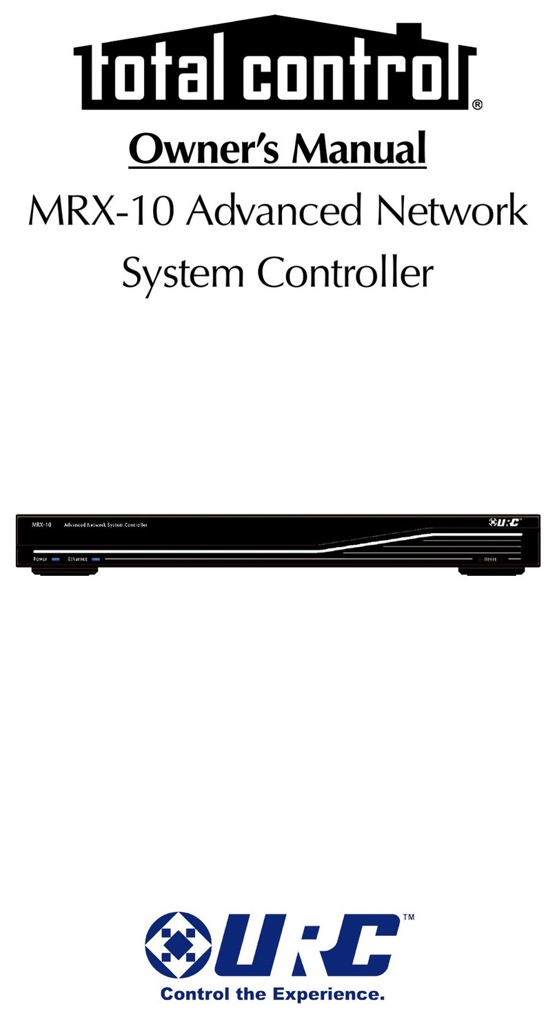 Total Control MRX-10 User manual