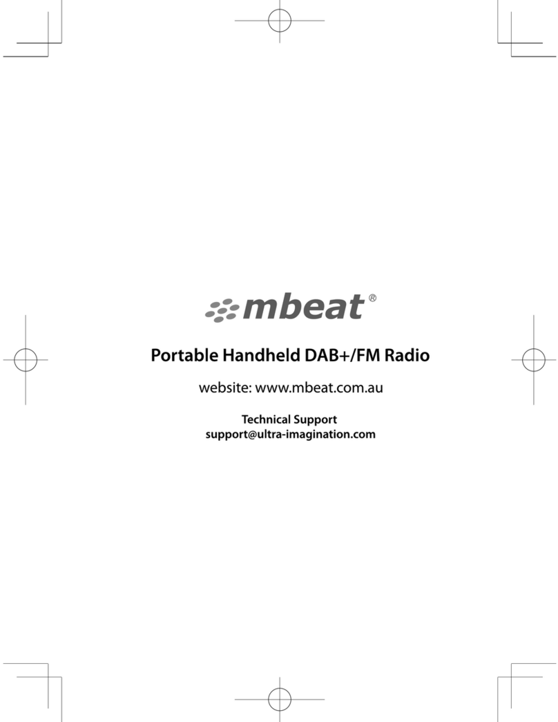mbeat DAB02K Operation manual
