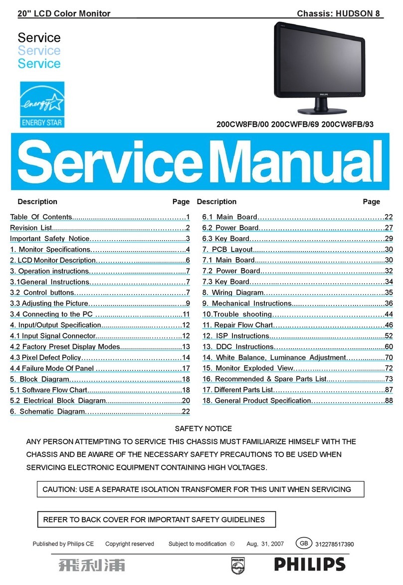 Philips 200CW8FB/00 User manual