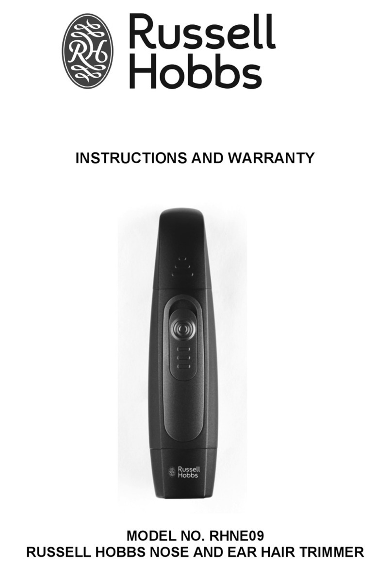 Russell Hobbs RHNE09 Instructions for the use Russell Hobbs RHNE09 Instructions for the use