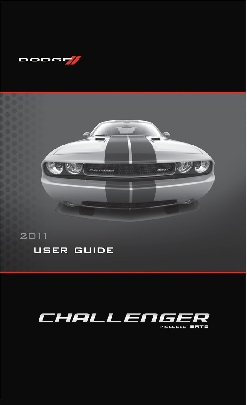 Dodge 2011 Challenger User manual