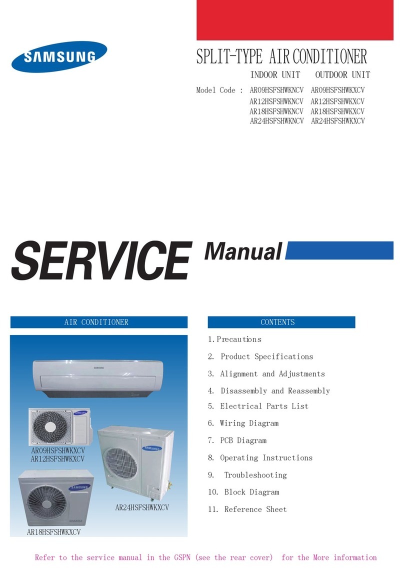 Samsung AR09HSFSHWKNCV User manual