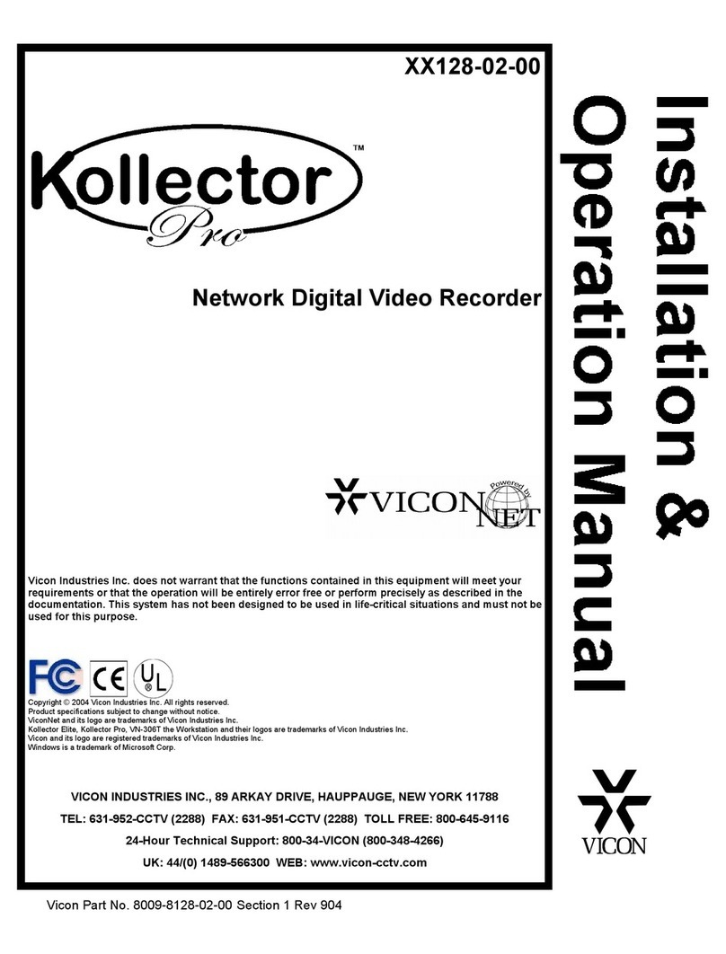 Vicon Kollector Pro Installation & operation manual