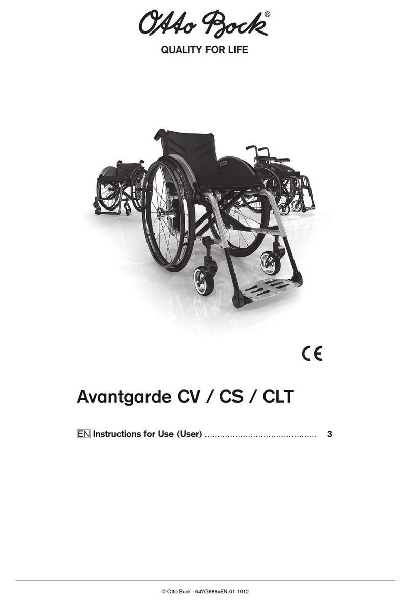 Otto Bock Avantgarde CV User manual