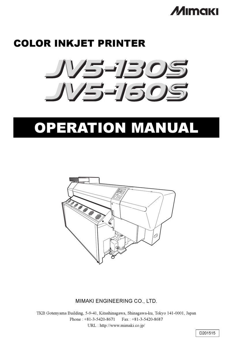 MIMAKI JV5-130S User manual