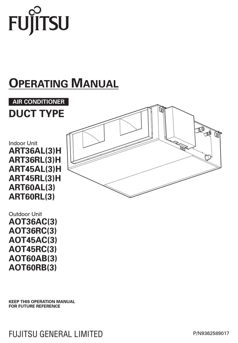 Fujitsu ART36AL(3)H User manual