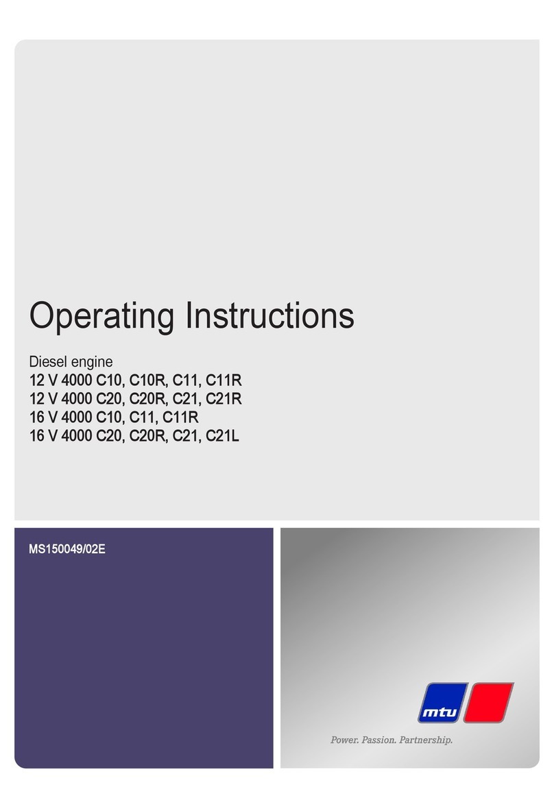 MTU 12 V 4000 C20 User manual