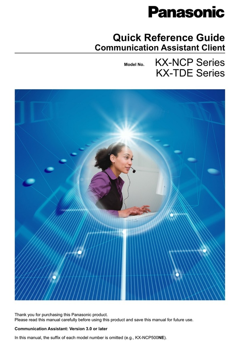 Panasonic KX-NCP Series Quick start guide