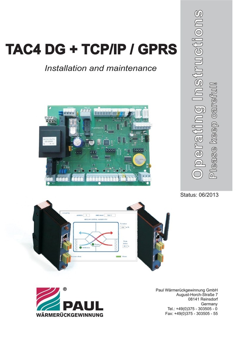 Paul TAC4 DG + TCP User manual