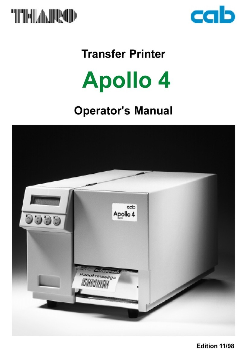 CAB Apollo 4 User manual