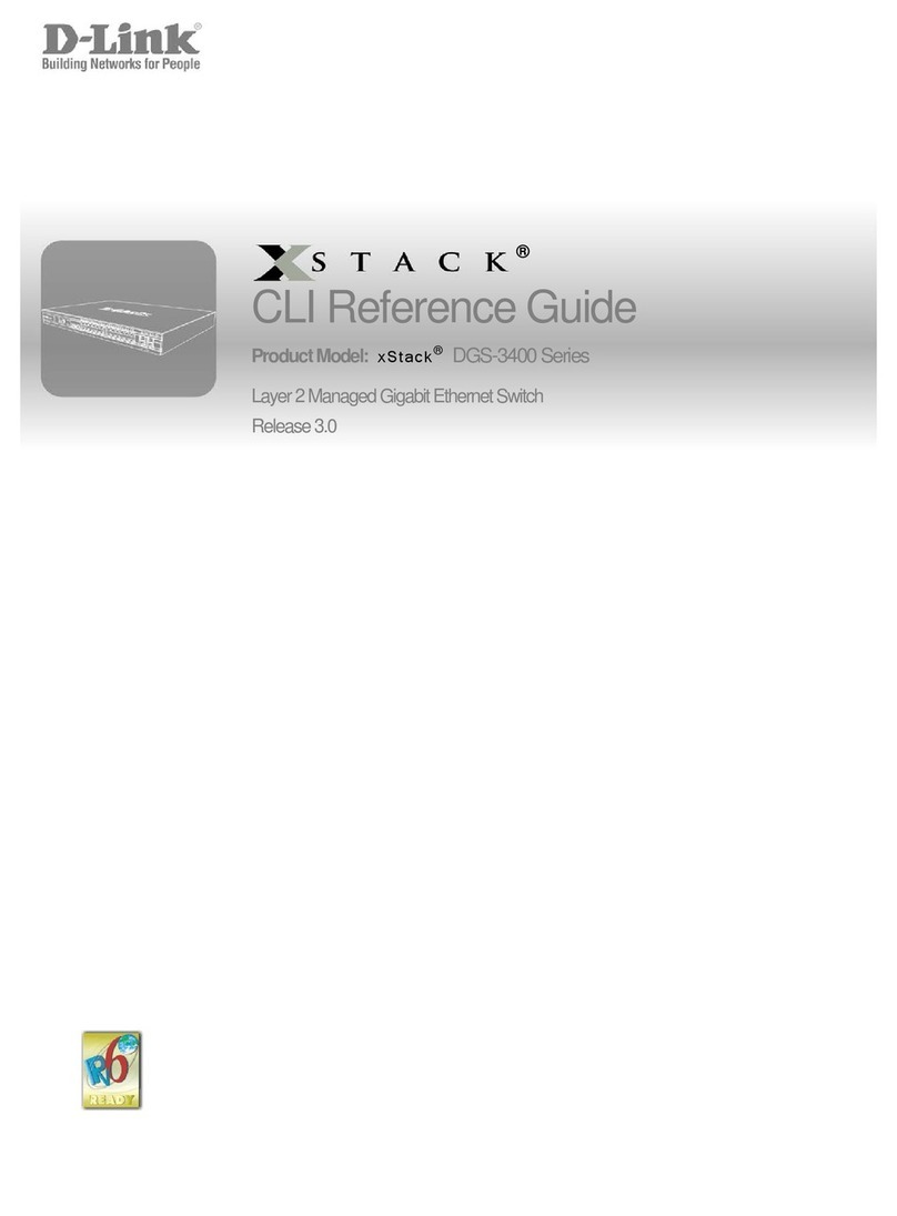 D-Link xStack DGS-3400 Series User manual D-Link xStack DGS-3400 Series User manual