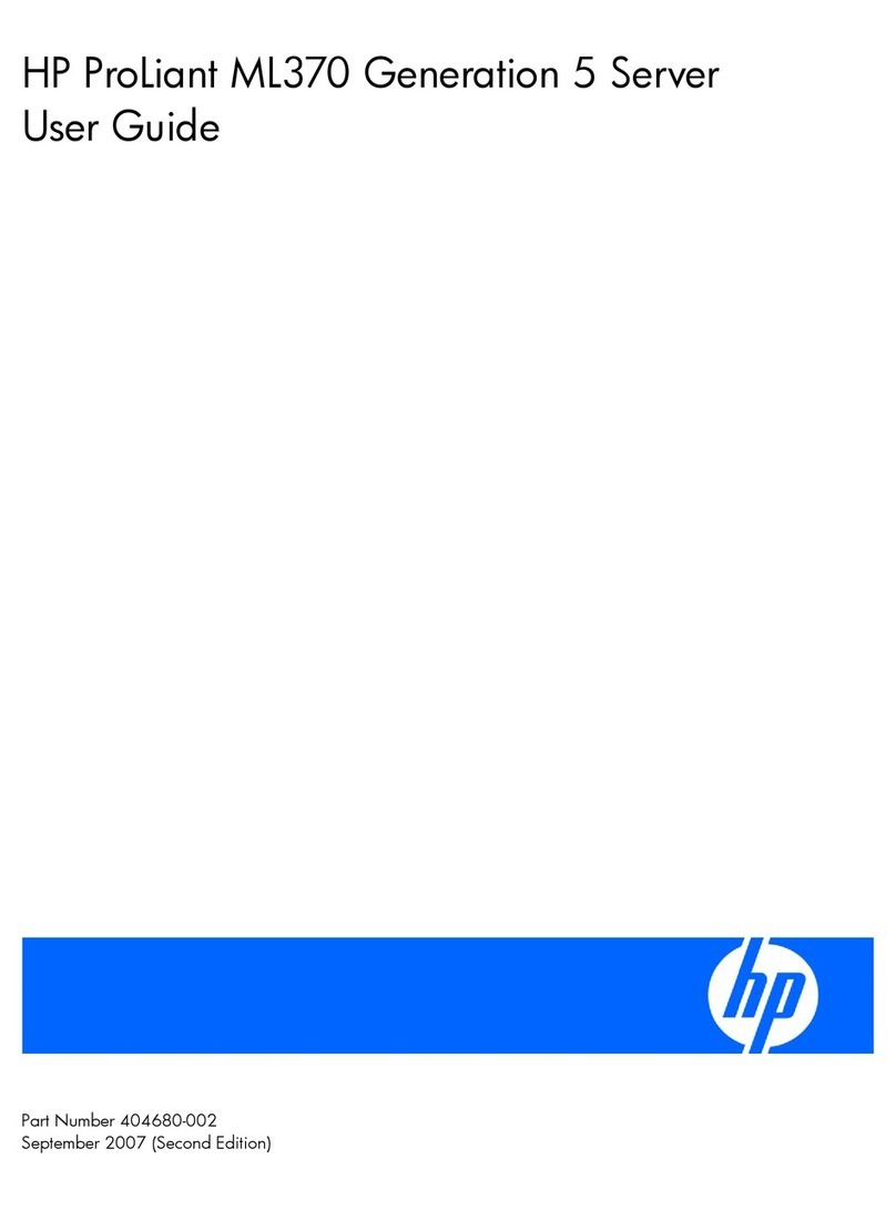 HP ML370 - ProLiant - G3 user guide