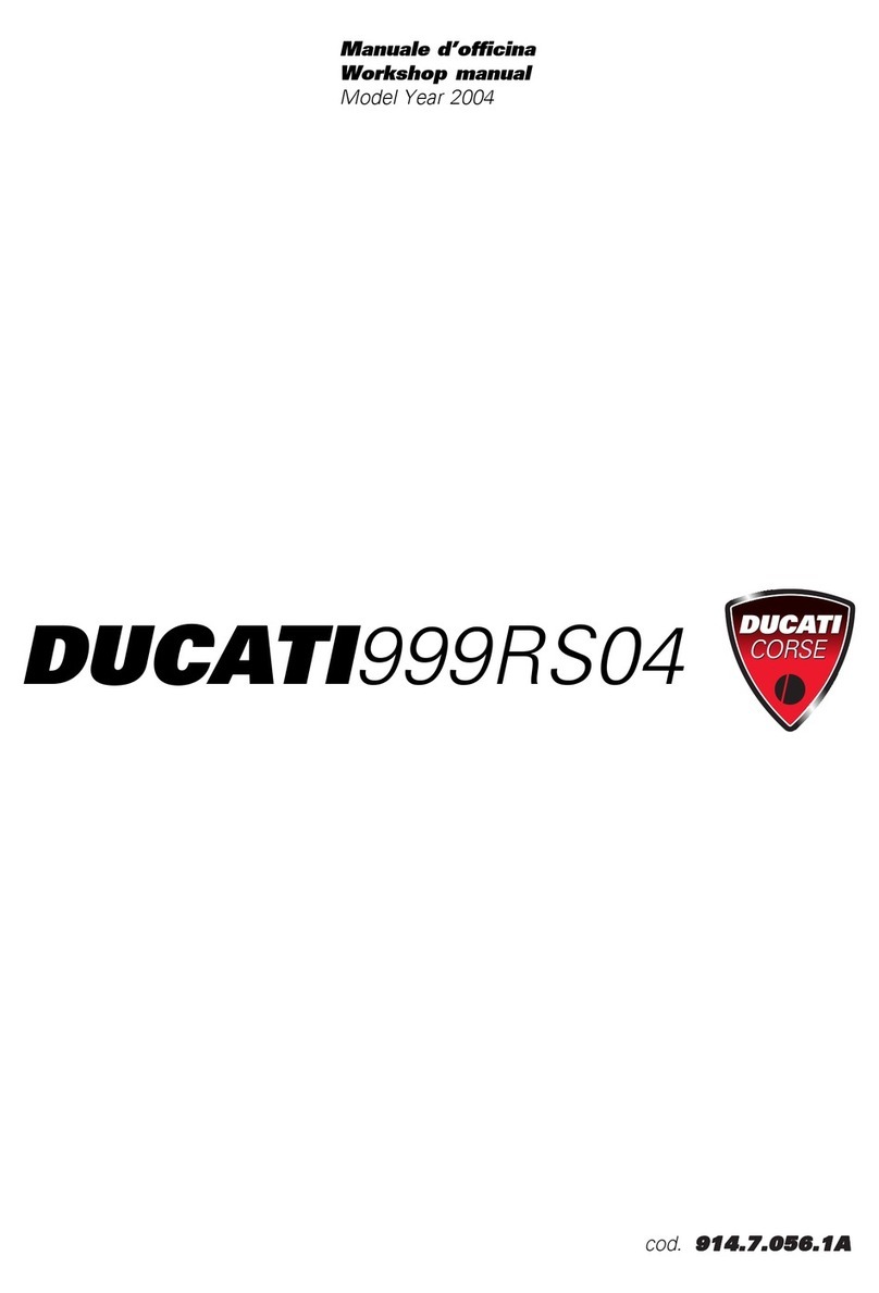 Ducati 999RS04 Instruction manual