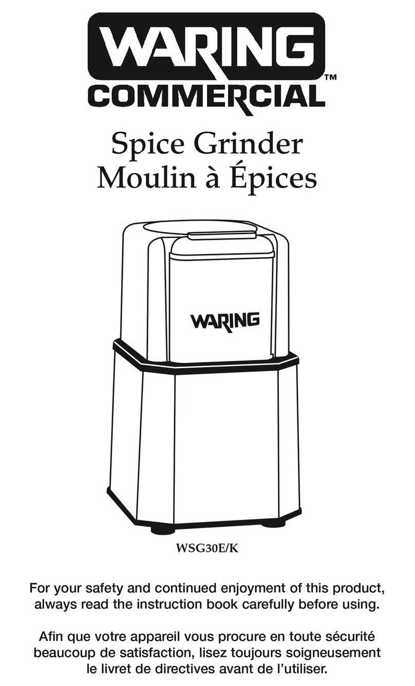 Waring WSG30K Technical manual Waring WSG30K Technical manual
