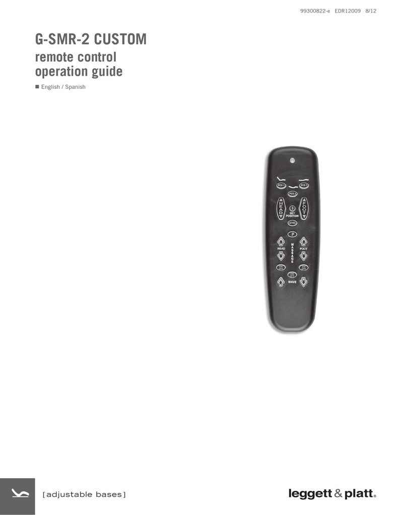 Leggett & Platt G-SMR-2 CUSTOM User manual