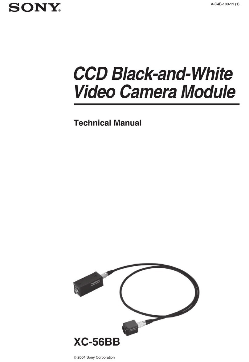 Sony XC-56BB User manual Sony XC-56BB User manual